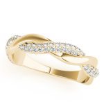 Diamond Wedding Ring, in Yellow Gold - 51117