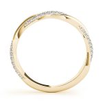 Diamond Wedding Ring, in Yellow Gold - 51117