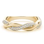 Diamond Wedding Ring, in Yellow Gold - 51117