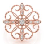 Diamond Fashion Ring, in Rose Gold - 84808