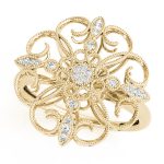 Diamond Fashion Ring, in Yellow Gold - 84808