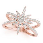 Diamond Fashion Ring, in Rose Gold - 85058