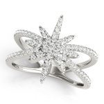 Diamond Fashion Ring, in White Gold - 85058