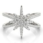 Diamond Fashion Ring, in Platinum - 85058