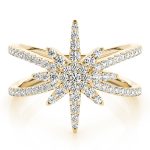 Diamond Fashion Ring, in Yellow Gold - 85058