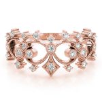 Diamond Fashion Ring, in Rose Gold - 85062