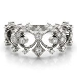 Diamond Fashion Ring, in White Gold - 85062