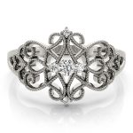 Diamond Fashion Ring, in White Gold - 85064