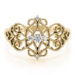 Diamond Fashion Ring, in Yellow Gold - 85064