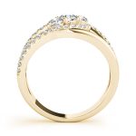 Diamond Fashion Ring, Round Shape, in Yellow Gold - 85091