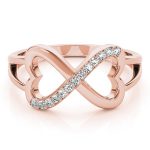 Infinity Fashion Ring, in Rose Gold - 84612