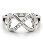 Infinity Fashion Ring, in Sterling Silver - 84612