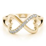 Infinity Fashion Ring, in Yellow Gold - 84612