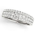 Diamond Wedding Ring, in Sterling Silver - 50831