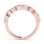 Fashion Wedding Ring, in Rose Gold - 85026