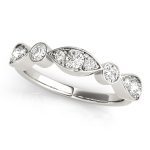 Fashion Wedding Ring, in Platinum - 85026