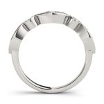 Fashion Wedding Ring, in White Gold - 85026