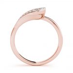 Diamond Wedding Ring, in Rose Gold - 51123