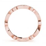 Stackable Wedding Ring, in Rose Gold - 85109