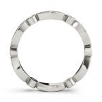 Stackable Wedding Ring, in Platinum - 85109