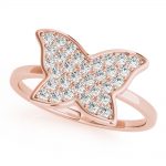 Diamond Fashion Ring, in Rose Gold - 85111