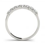 Multirow Wedding Ring, in White Gold - 85126