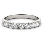 Multirow Wedding Ring, in White Gold - 85126