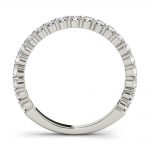 Diamond Wedding Ring, Round Shape, in Platinum - 85141