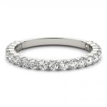 Diamond Wedding Ring, Round Shape, in Platinum - 85141