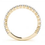 Diamond Wedding Ring, Round Shape, in Yellow Gold - 85141