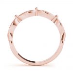 Diamond Wedding Ring, in Rose Gold - 51131