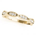 Diamond Wedding Ring, in Yellow Gold - 51131