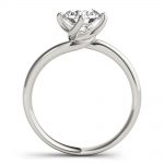 Solitaire Engagement Ring, Round Shape, in Platinum - 85120