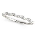 Diamond Wedding Ring, in Sterling Silver - 84774