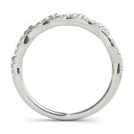 Diamond Wedding Ring, in White Gold - 84774