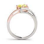 Color Fashion Ring, Oval Shape, in Rose Gold - 84751