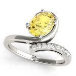 Color Fashion Ring, Oval Shape, in Sterling Silver - 84751