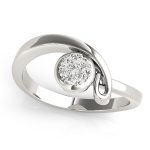 Cluster Fashion Ring, in Platinum - 85104