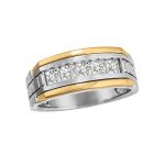 Gents Fashion Ring, in White Gold - 10549