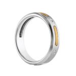 Satin Finish Gents Ring, in Yellow Gold - 10582