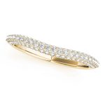 Diamond Wedding Ring, in Yellow Gold - 51037