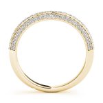 Diamond Wedding Ring, in Yellow Gold - 51037