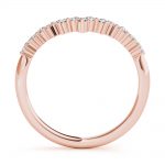 Fashion Wedding Ring, in Rose Gold - 85186