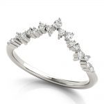 Fashion Wedding Ring, in Platinum - 85186