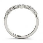 Fashion Wedding Ring, in White Gold - 85186