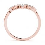 Fashion Wedding Ring, Marquise Shape, in Rose Gold - 85187