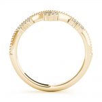 Chevron Wedding Ring, in Yellow Gold - 85199