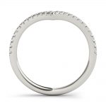 Chevron Wedding Ring, in Platinum - 85200