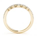 Chevron Wedding Ring, in Yellow Gold - 85202