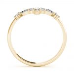 Diamond Wedding Ring, Marquise Shape, in Yellow Gold - 85221